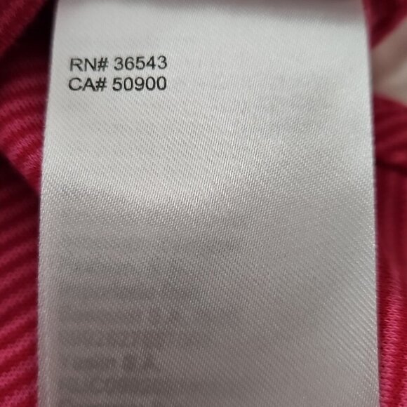 Calvin Klein The Liquid Touch Polo Men's Medium Pink Red Stripe EUC LN Tennis - Picture 8 of 16